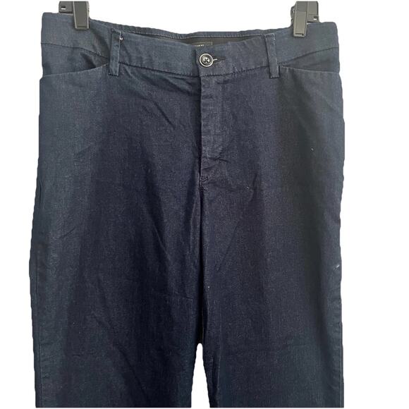 Lee Flex Motion Trouser Jeans Womens 10 Regular Fit Mid Rise Navy Blue Stretch - Picture 6 of 10